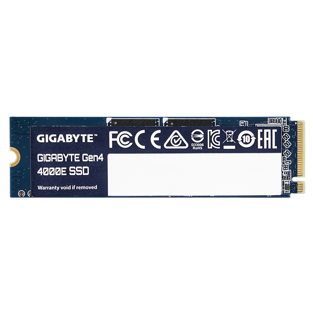 GIGABYTE Gen4 4000E M.2 500 GB PCI Express 4.0 NVMe 3D NAND