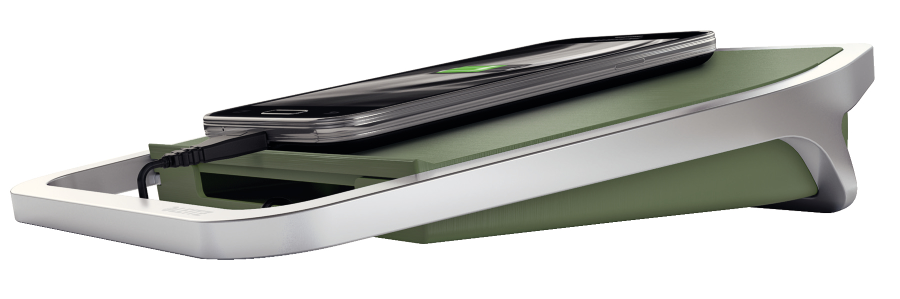 Leitz 65120053 mobile device charger Smartphone, Tablet Green, Silver AC Indoor – image 2