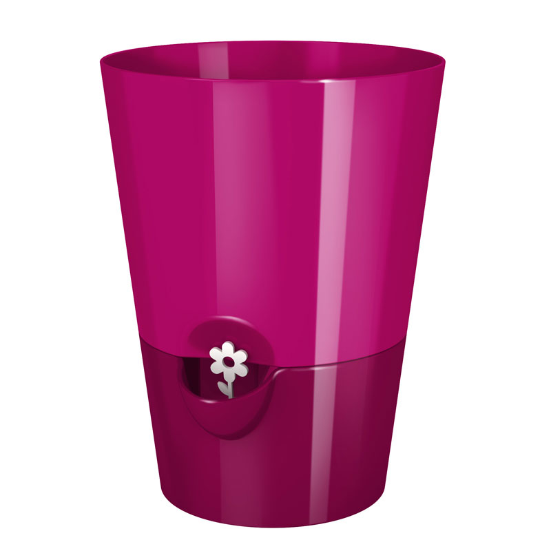 514246 smart planter Pink Round