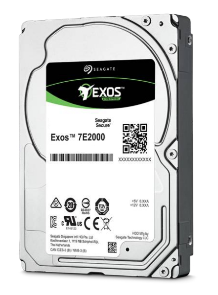Seagate Exos 7E2000 2TB 2.5" SATA 7200 RPM Enterprise HDD ST2000NX0243