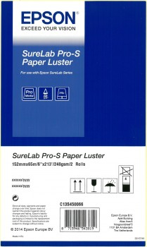 Epson SureLab Pro-S Glossy 4 x 65m Weiß Glanz