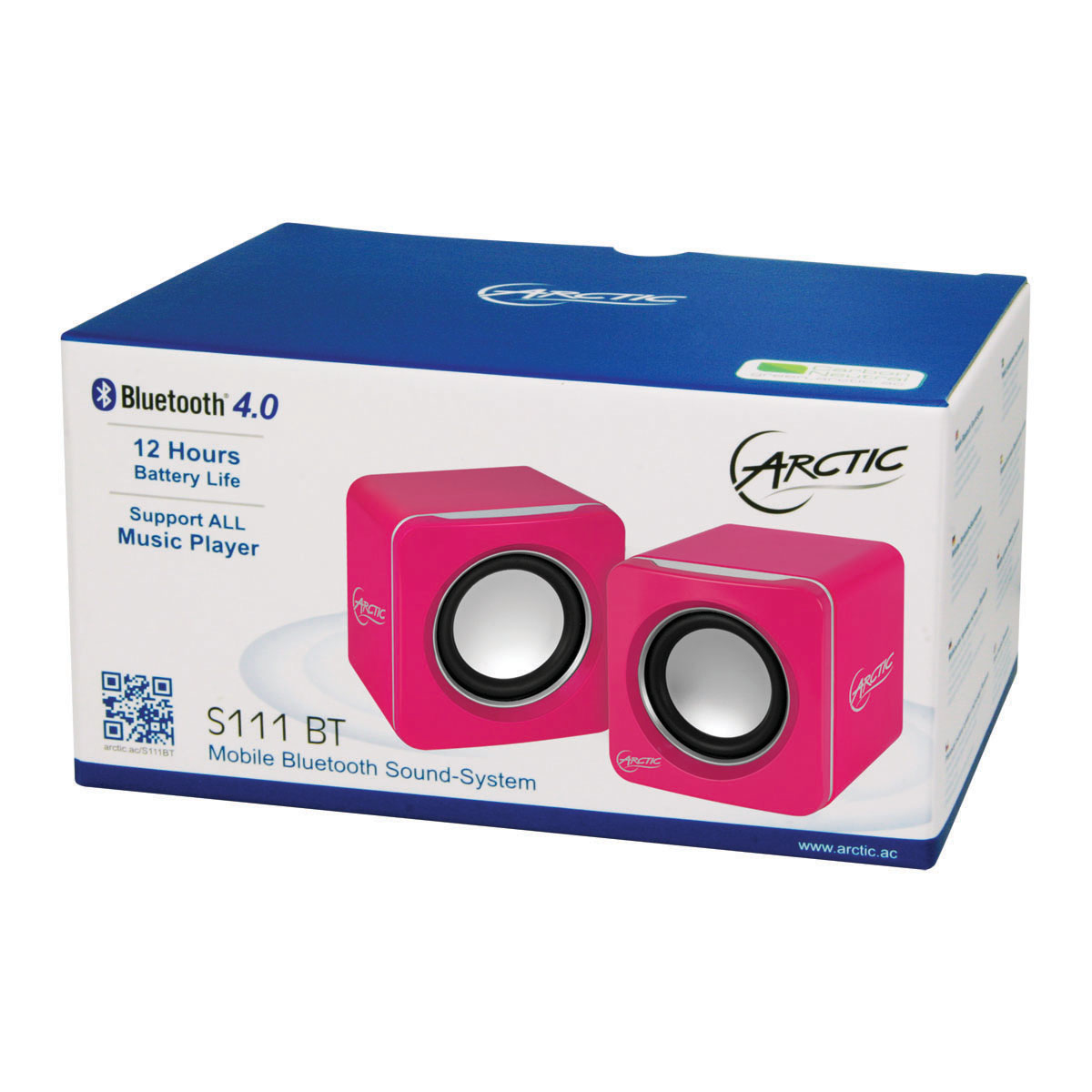 ARCTIC S111 BT (Pink) – Mobile Bluetooth Speakers image 6