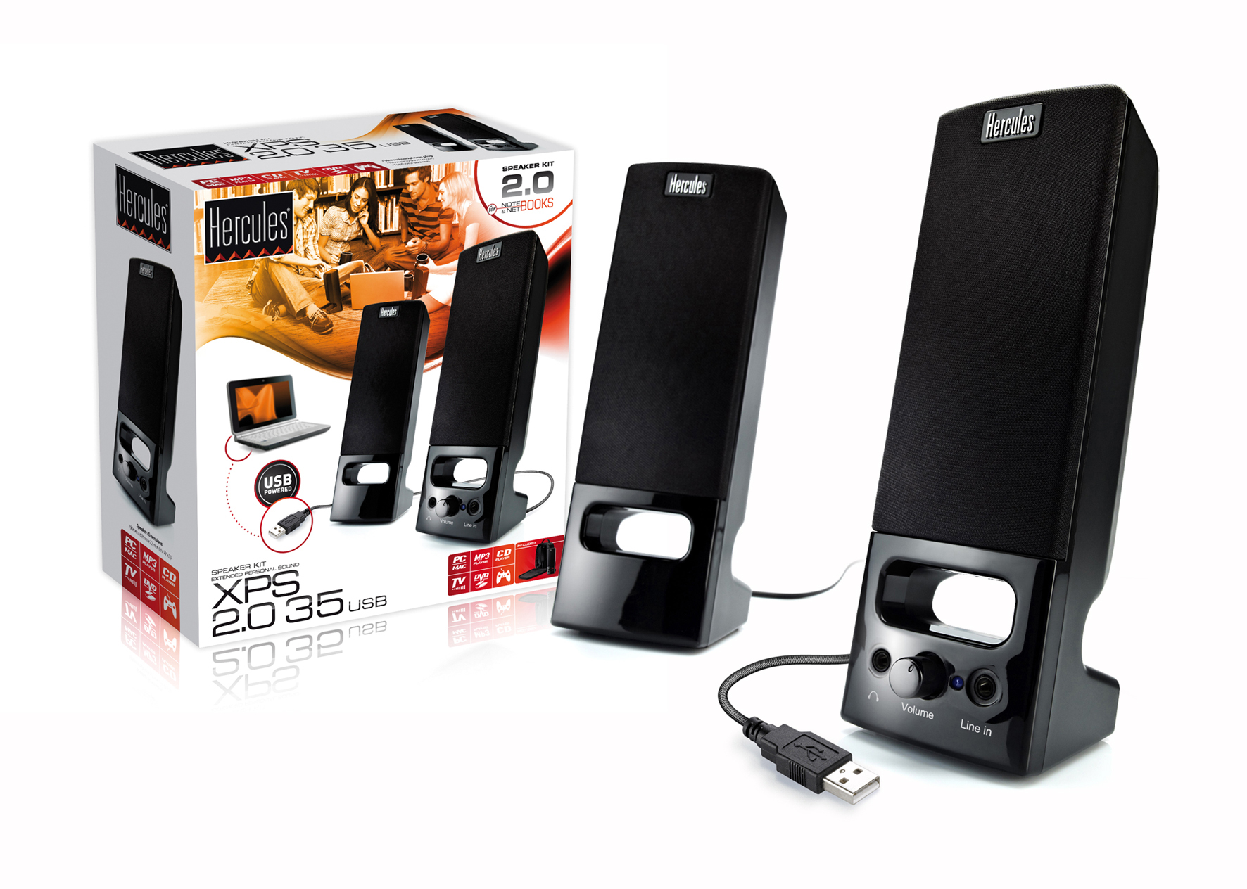 Hercules XPS 2.0 35 USB + DELUXE 2 Optical – image 8