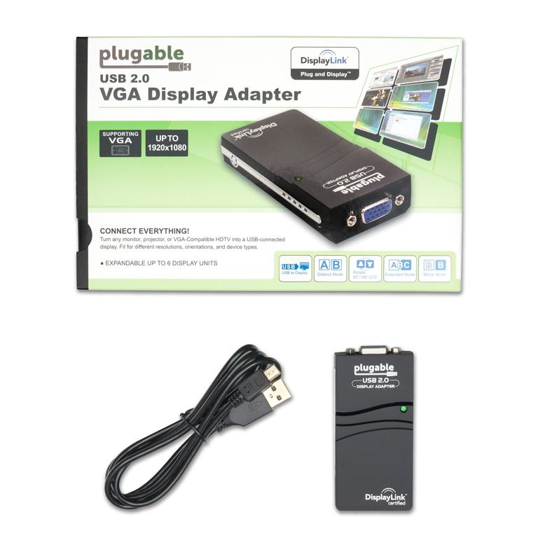Plugable Technologies USB 2.0 to VGA Video Graphics Adapter for Multiple Monitors up to – image 3