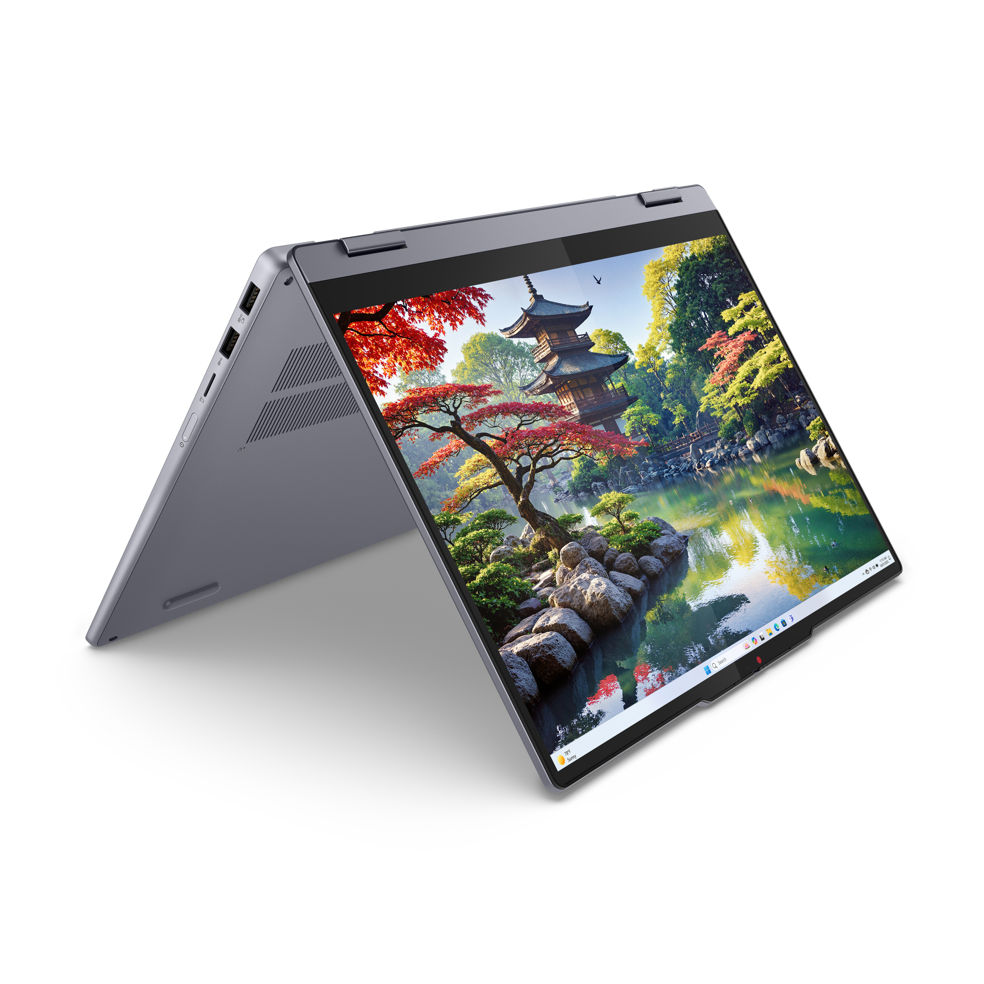 Lenovo IdeaPad 5 2-in-1 14IAL10 Intel Core Ultra 5 225H Hybrid (2-in-1) 35.6 cm (14″) Touchscreen WUXGA 16 GB LPDDR5x-SDRAM 512 GB SSD Wi-Fi 6 (802.11ax) Windows 11 Home Grey image 7