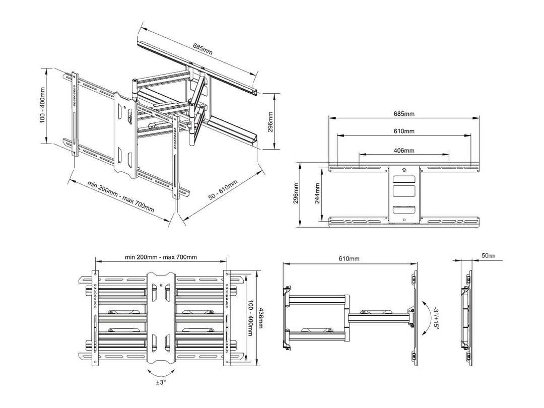 Multibrackets M VESA Dual Flexarm Outdoor – image 5
