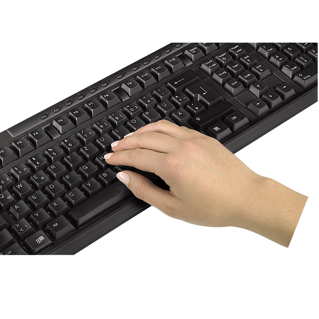 Hama 73011288 keyboard USB QWERTY English Black – image 3