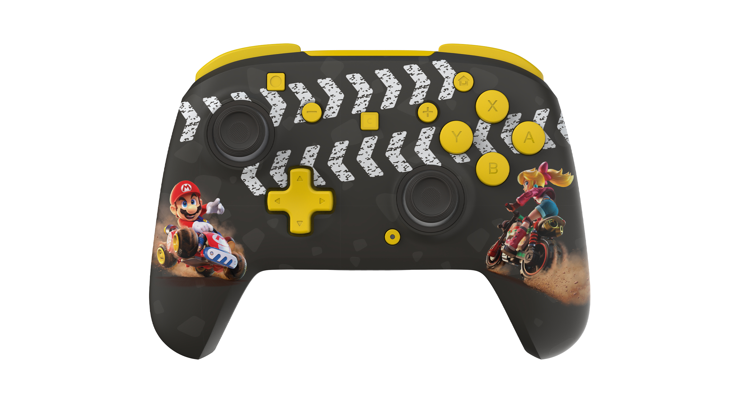 Turtle Beach Rematch - Mario Kart World manette sans fil sous licence officielle pour Nintendo Switch 2 et Nintendo Switch avec sticks TMR, RGB personnalisable et batterie rechargeable