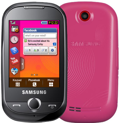 Samsung S3650 Corby, Romantic Pink