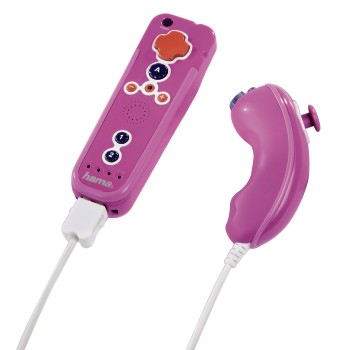 Hama 00054640 Gaming Controller Pink Gamepad Wii – image 4
