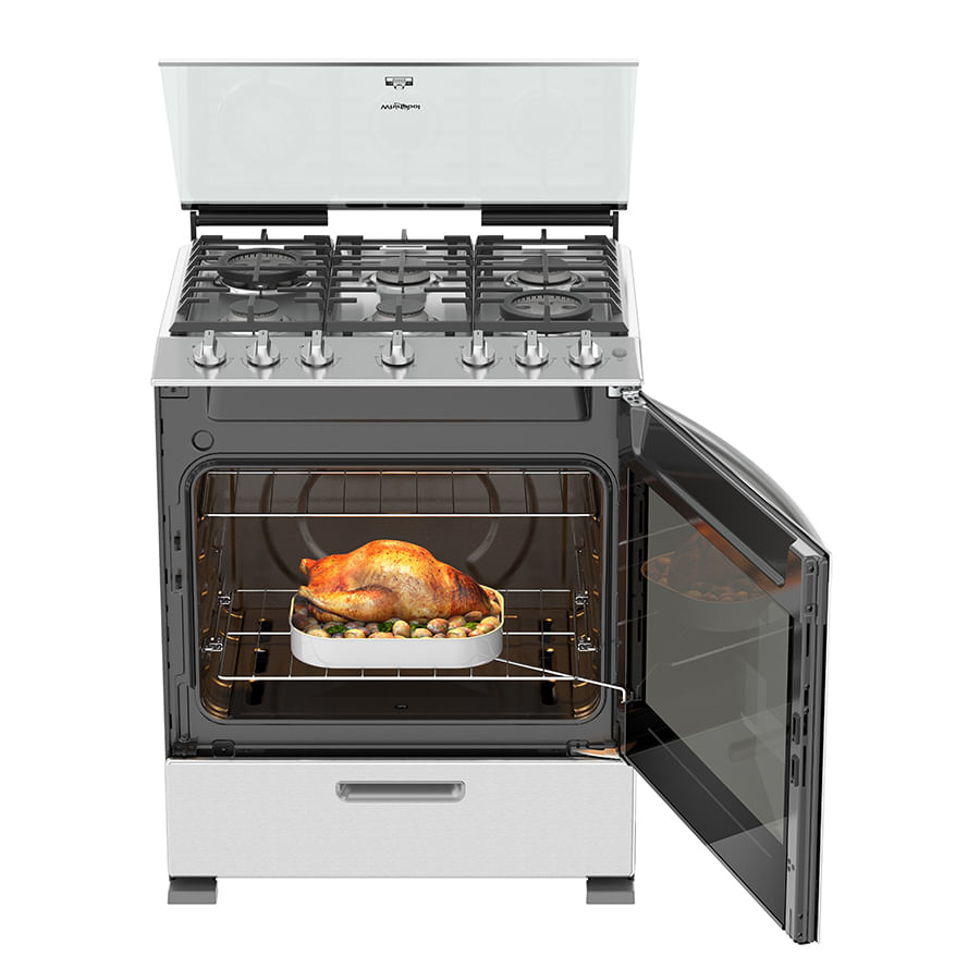 Whirlpool WFR7200S cooker Freestanding cooker Gas Grey – image 4