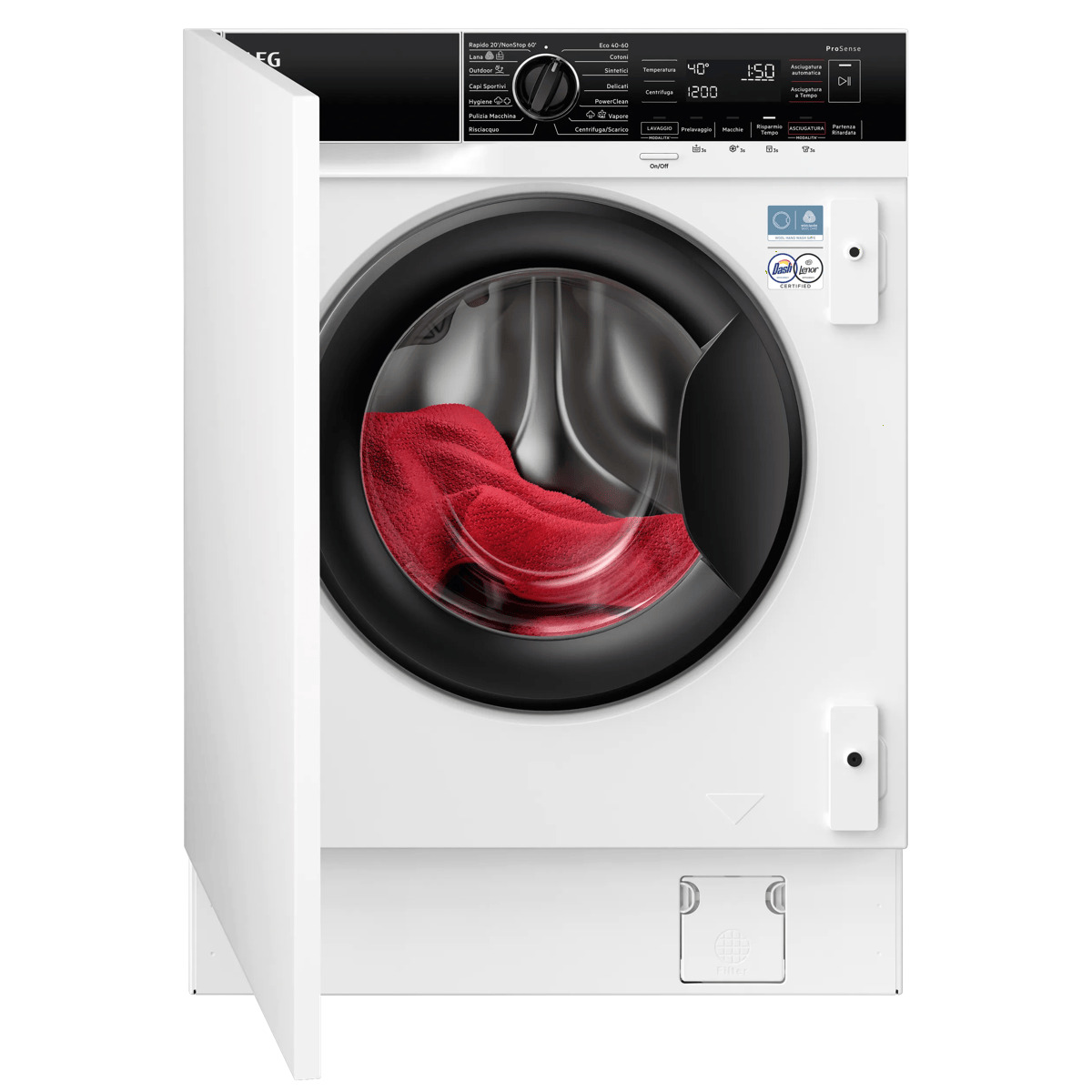AEG L8W84ADBI washer dryer Built-in Front-load White – image 2