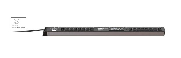 Vertiv MPH2 Rack PDU, receptacle managed, 0U, input IEC 60309 – image 1