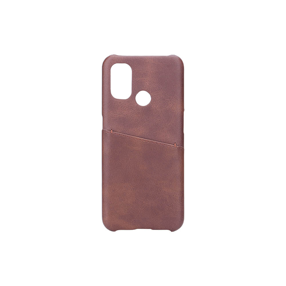 Onsala Mobile Cover Brown with Cardpocket Oneplus Nord N100