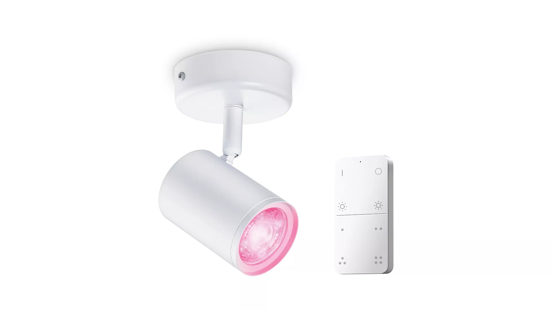 Philips by Signify Philips Smart Spotlight x1 with Remote Control, GU10, 345 lm, White – image 1