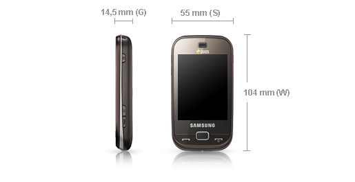 Samsung GT-B5722 7.11 cm (2.8") 105 g Black, Pink – image 6