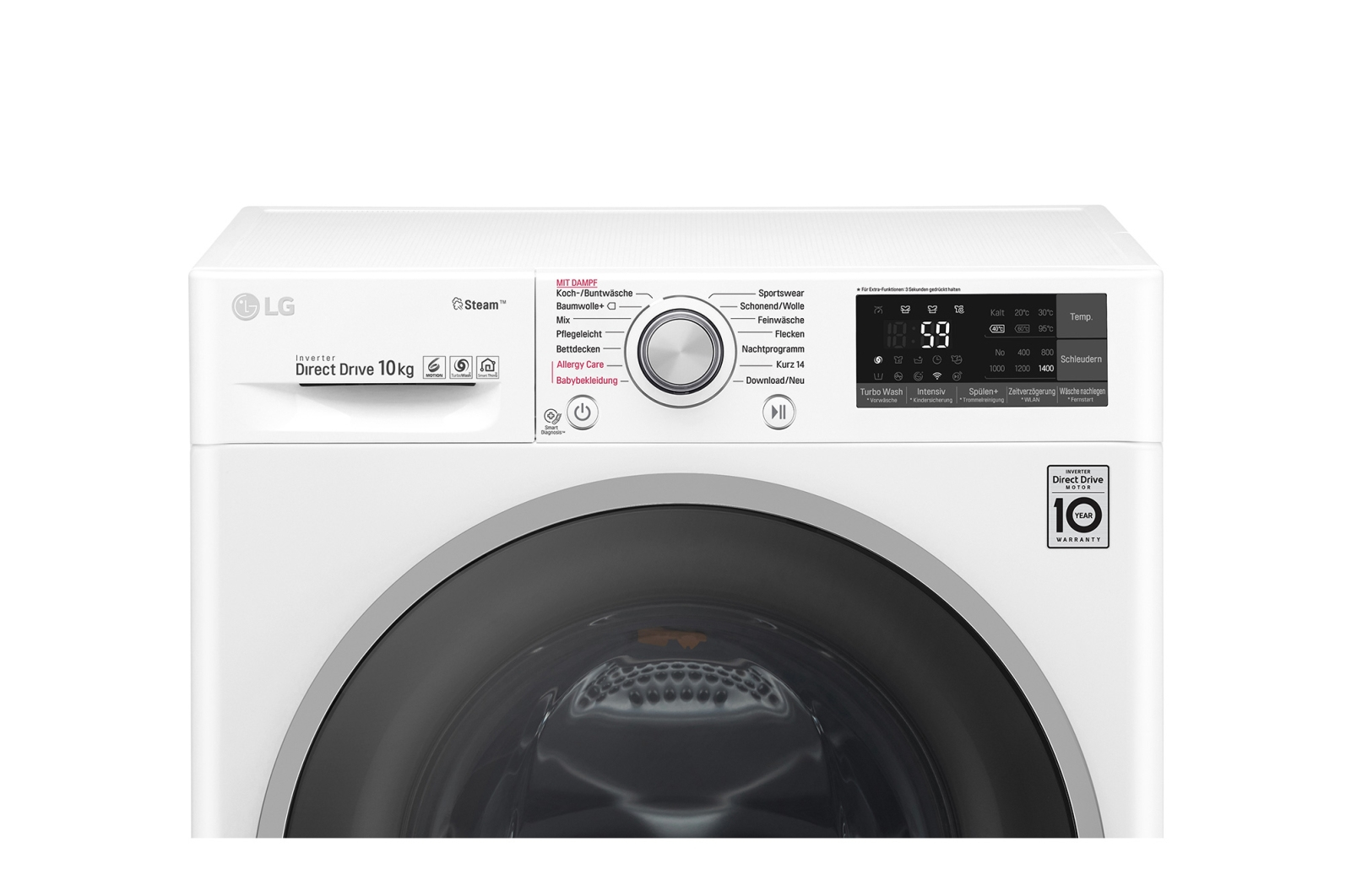 LG F14WM10ATS1 washing machine Front-load – image 4