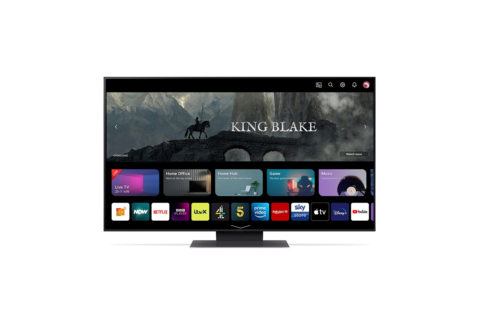 LG 55UR91006LA 139,7 cm (55 ) 4K Ultra HD Smart TV Wifi Bleu Neuf — photo 3