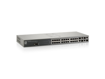 LevelOne 24 FE + 4 GE Combo SFP L2 Managed Switch