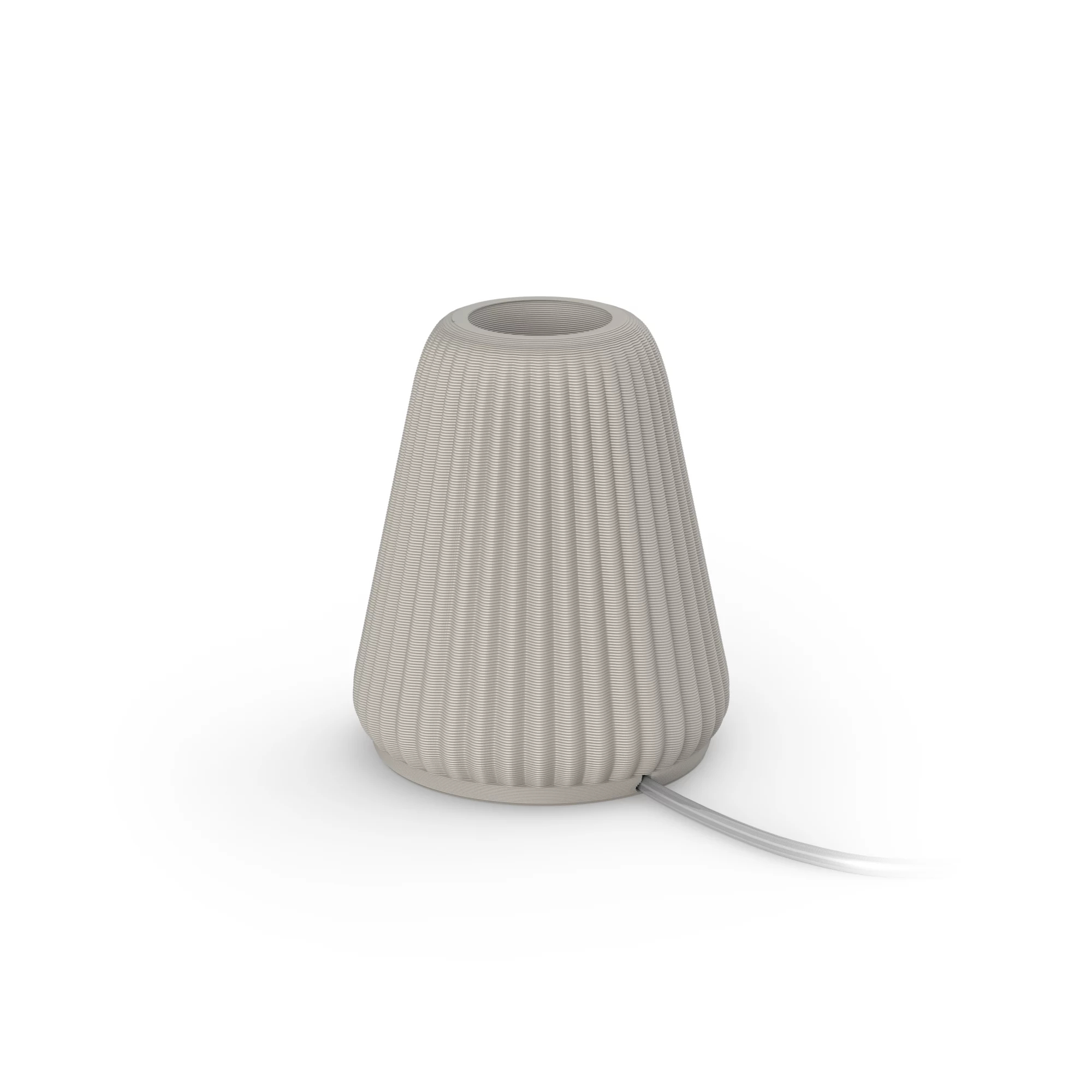 Philips by Signify Philips Cone table lamp for Lightguide bulbs (Sand)