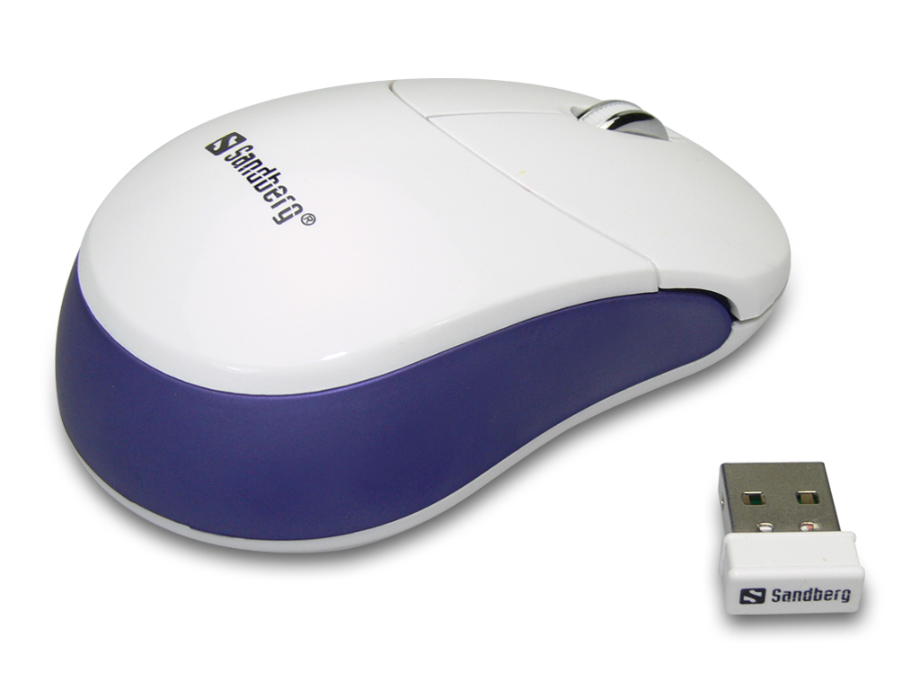 Sandberg Wireless DesignMouse Purple