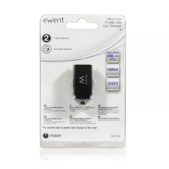 Ewent EW1204 power adapter/inverter Auto Black – image 2