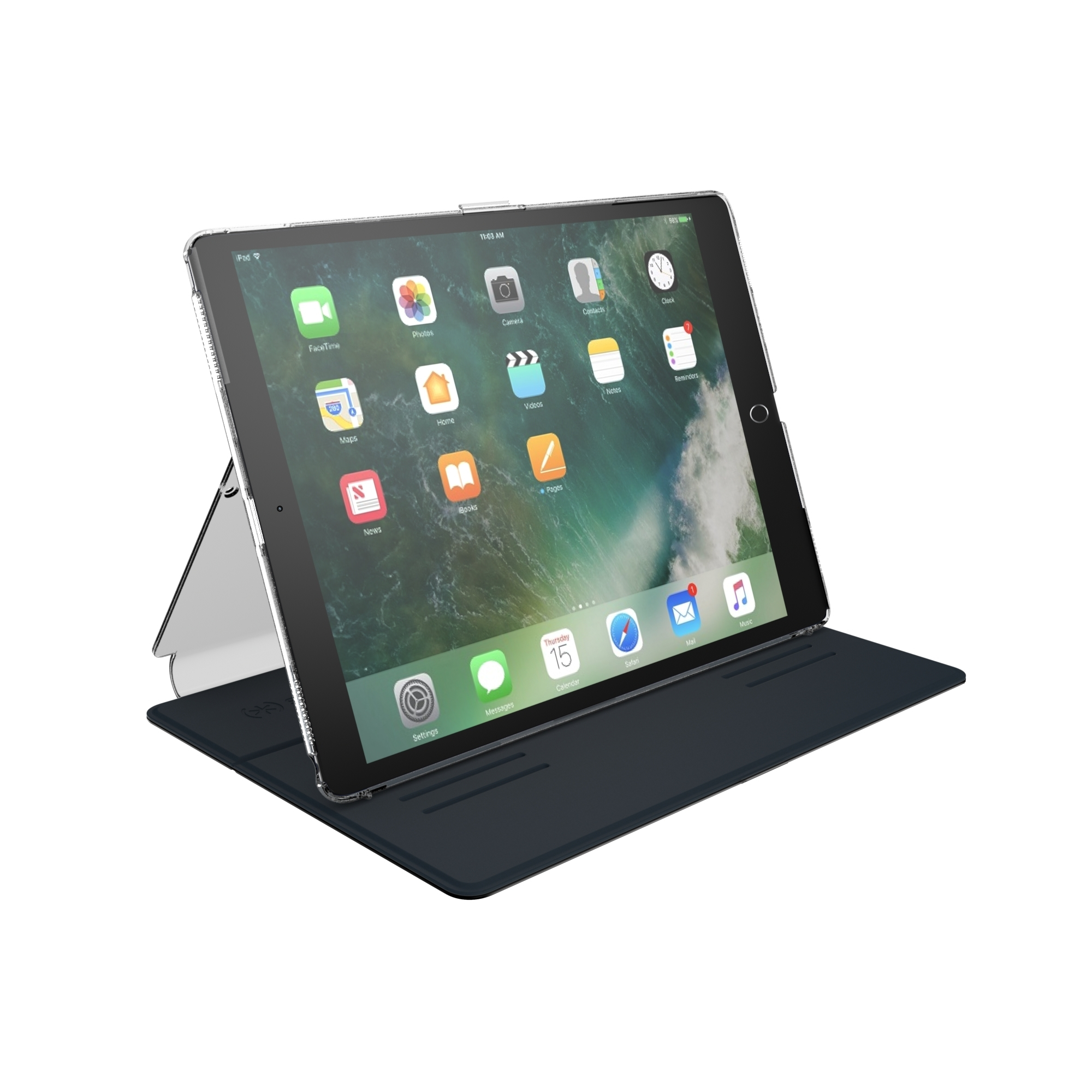 Speck Balance Folio Clear Apple iPad 9.7 (2017) /9.7 (2018) Black/Clear – image 2