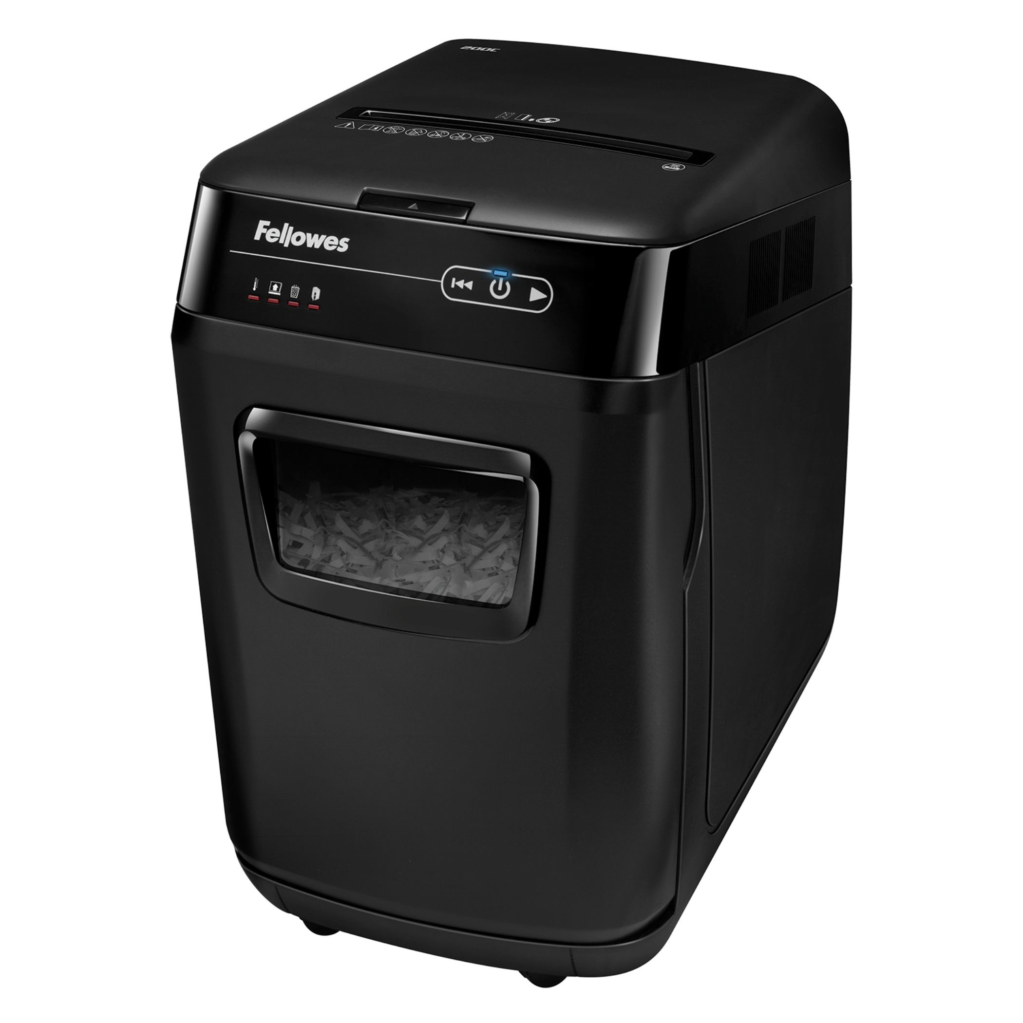 Fellowes AutoMax 200C distruggi documenti Triturazione incrociata 23 cm Nero