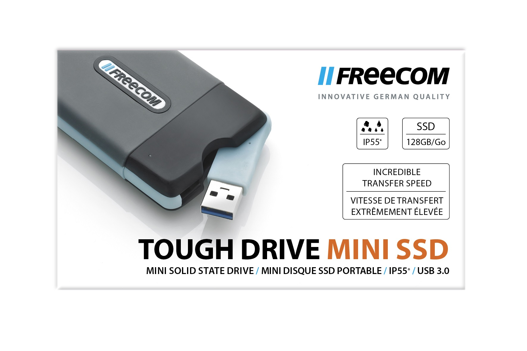 Freecom Tough Drive Mini 128 GB USB 3.2 Gen 1 (3.1 Gen 1) Grey image 9