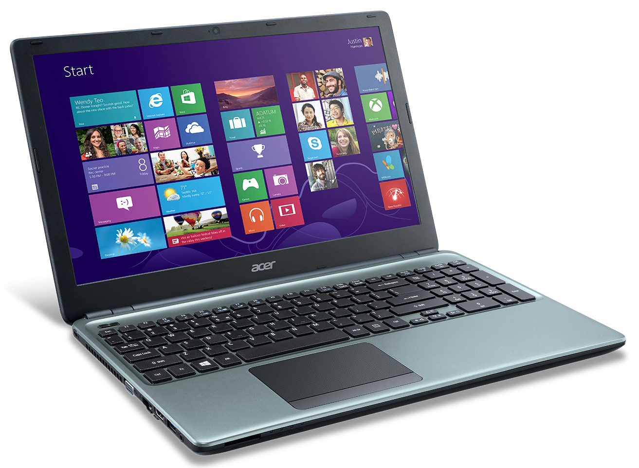 Acer Aspire 570G-53336G75Mnii Intel® Core™ i5 i5-3337U Laptop 39.6 cm (15.6") HD 6 GB DDR3-SDRAM 750 GB HDD NVIDIA® GeForce® GT 740M Windows 8 Grey – image 2