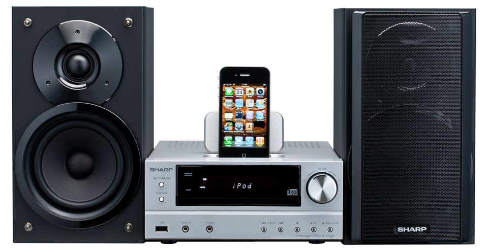Sharp XL-HF201PHS home audio system Home audio micro system – image 1