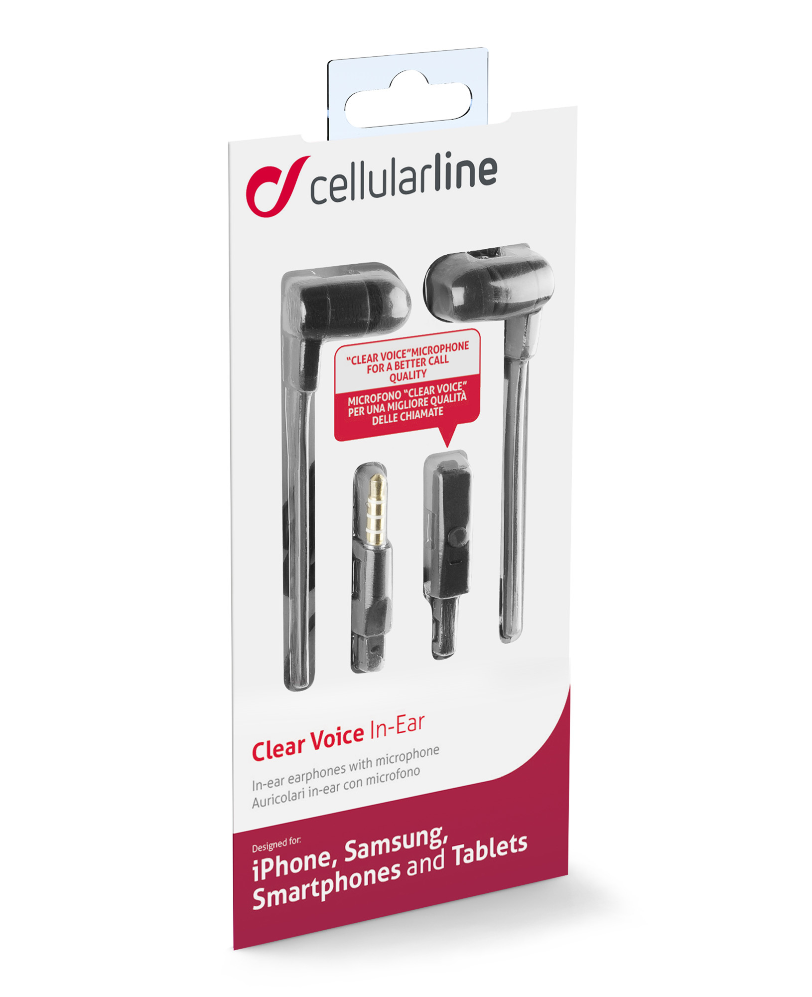 Cellularline Clear Voice Stereo In Ear - Universal – image 2