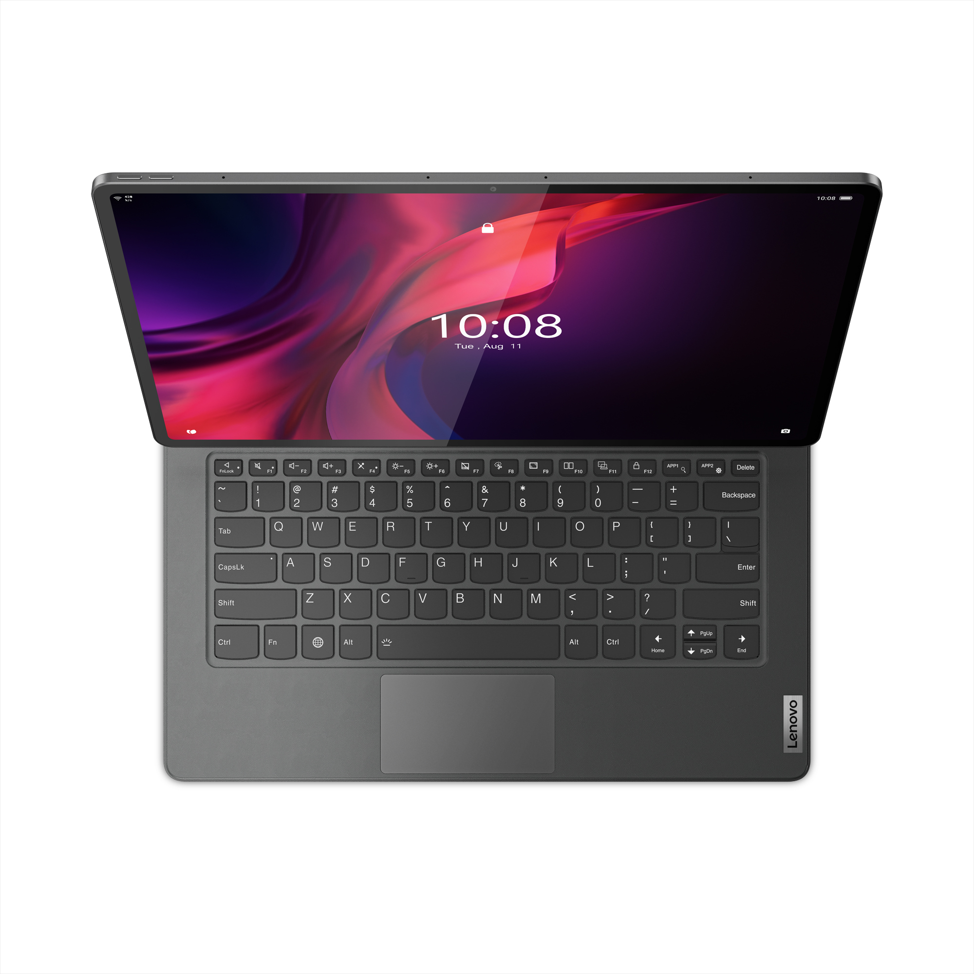 Lenovo ZG38C04971 mobile device keyboard QWERTY Spanish, UK International Pogo Pin Grey – image 6