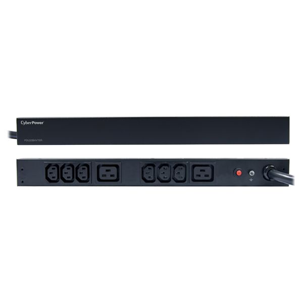 CyberPower PDU20BHVT8R power distribution unit (PDU) 8 AC outlet(s) 1U Black – image 2