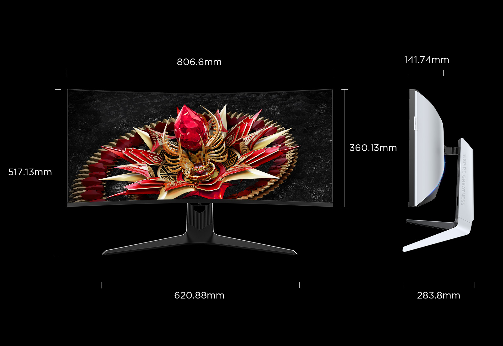 TCL R83 34R83Q-UK computer monitor – image 3