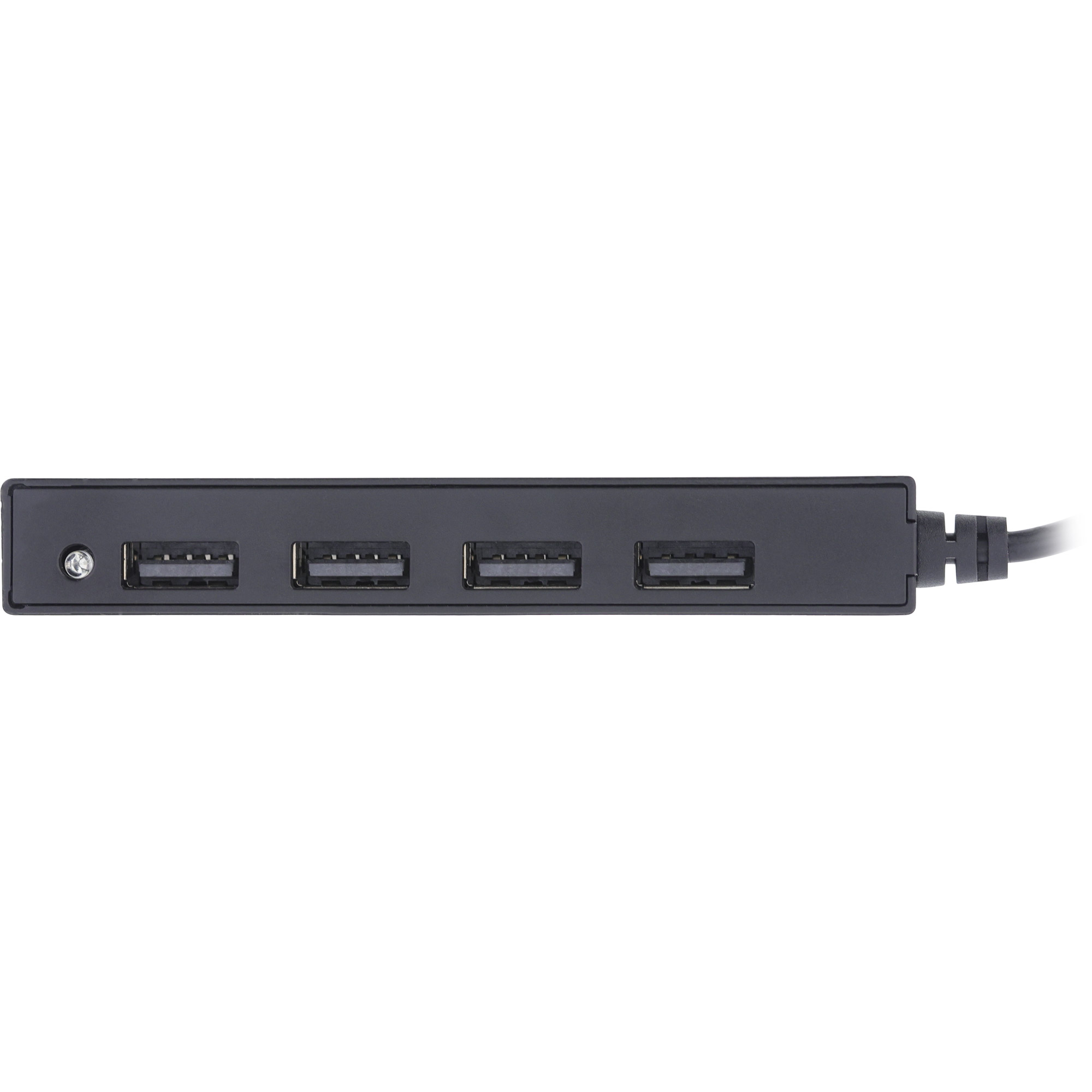 InLine USB 2.0 4-Port Hub, USB-A male to 4x USB-A female, cable – image 2