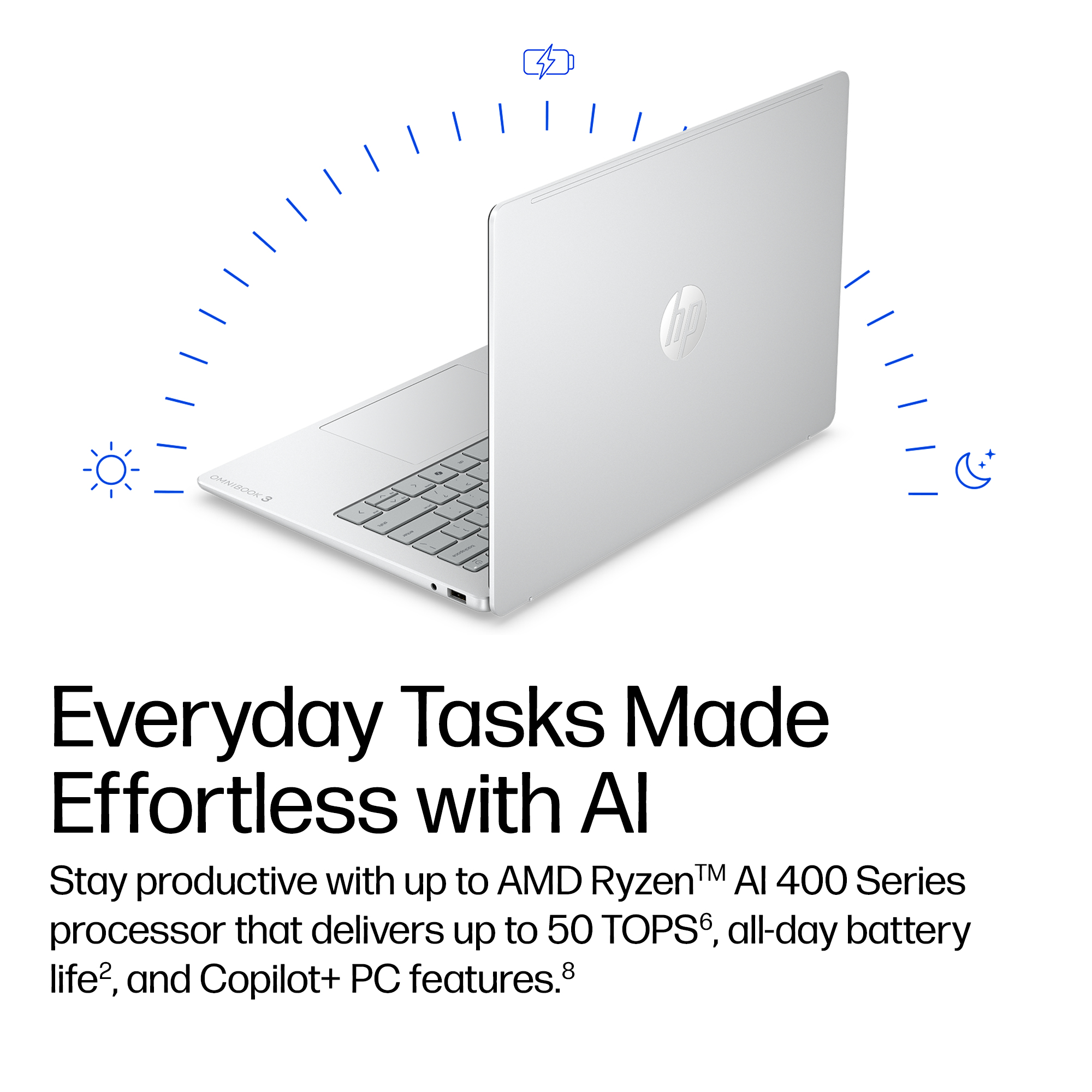 HP DP2N9EA laptop Copilot+ PC AMD Ryzen™ AI 5 330 – image 8