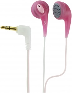 JVC Gumy Headphones, Peach Pink