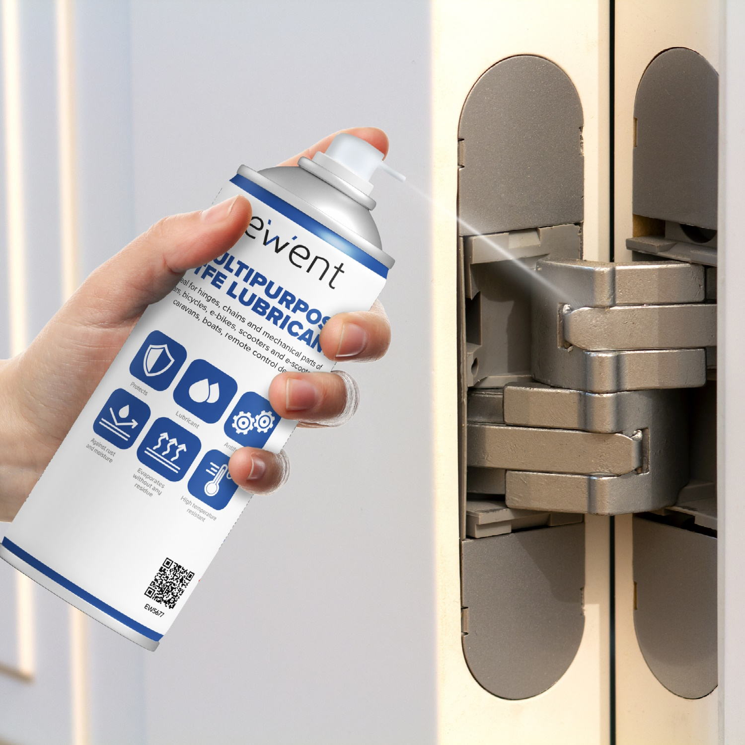 Resim Ewent EW5677 Sürtünme Önleyici Yağlayıcı Sprey, 400ml