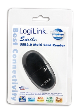 LogiLink CR0031 card reader USB 2.0 Black – image 2