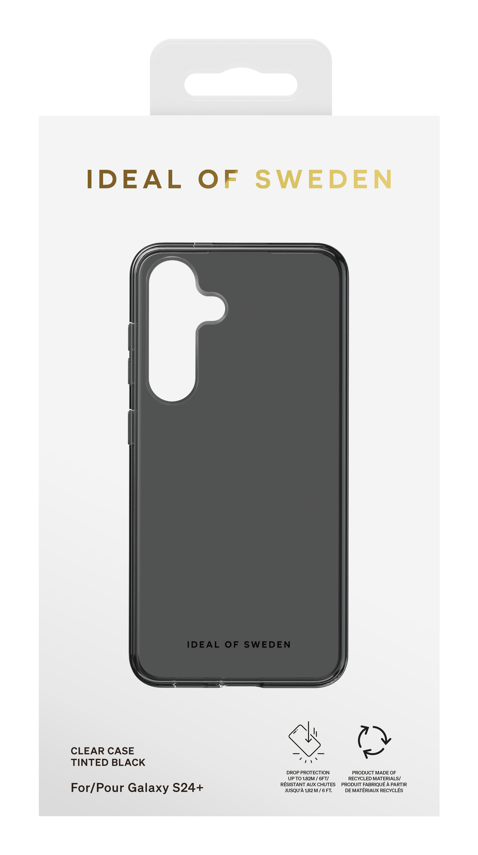 iDeal of Sweden Clear Case Galaxy S24 Plus / S25 Plus Tinted Black – image 4