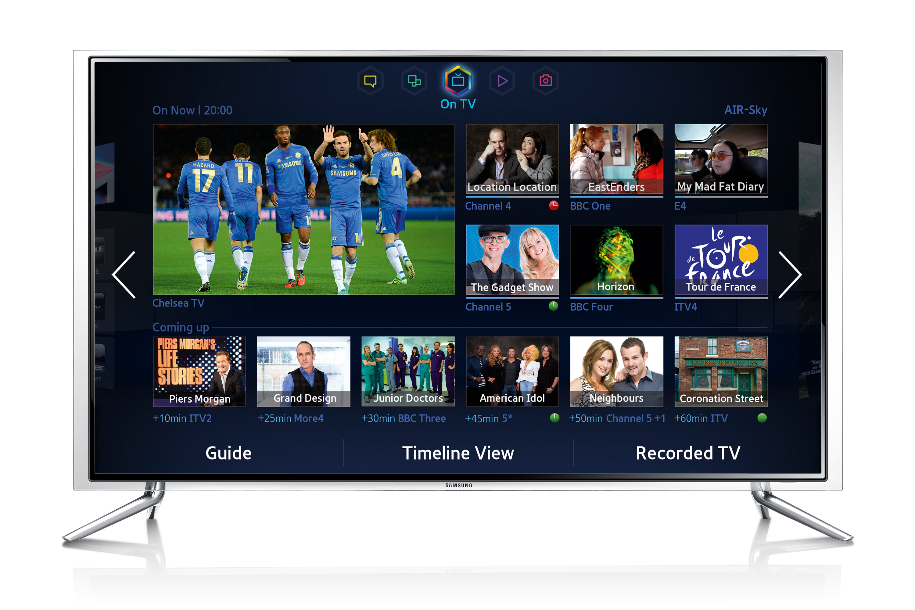 Samsung UE40F6800 101.6 cm (40") Full HD Smart TV Wi-Fi Black, Silver, Transparent