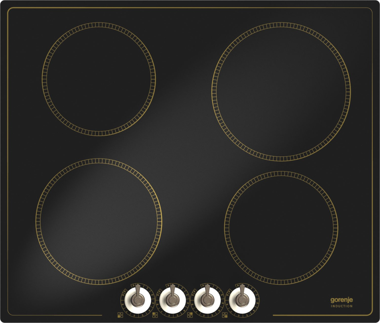 Gorenje IC634CLI Ivory Built-in Zone induction hob 4 zone(s)