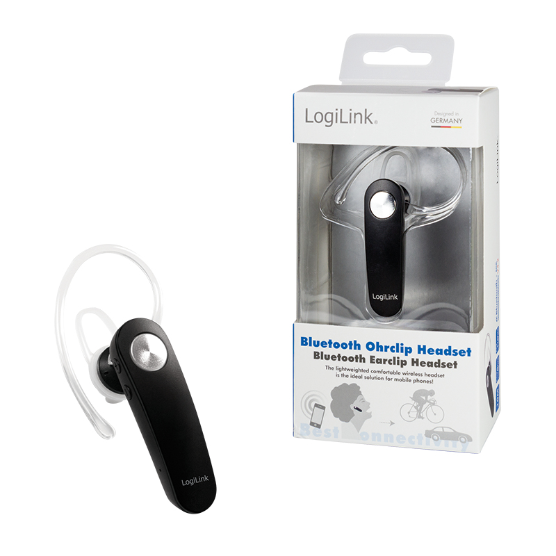 LogiLink BT0046 headphones/headset Wireless Ear-hook Calls/Music Bluetooth Black – image 8