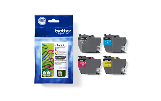 Brother LC422XLVALDR ink cartridge 4 pc(s) Original High (XL) Yield Black, Cyan, Magenta, Yellow – image 3