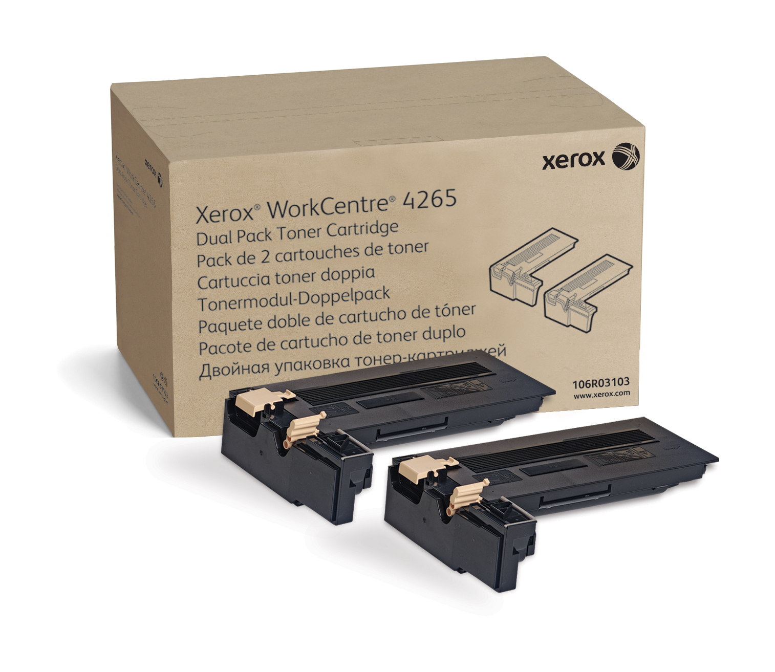 Xerox 106r03103 cartucho de tóner 1 pieza(s) original negro