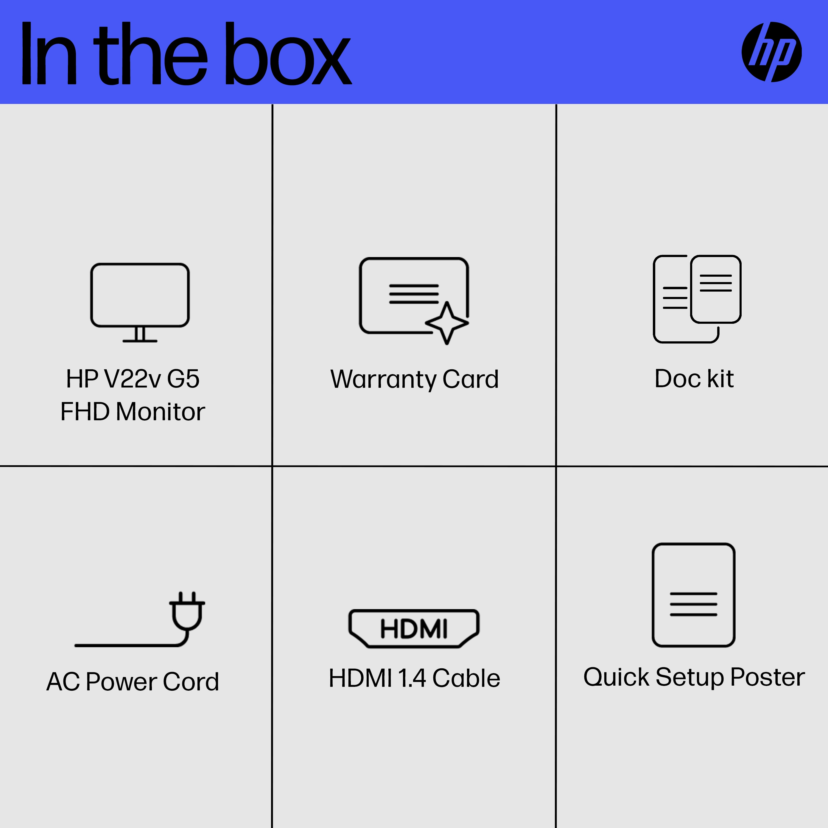 HP V22v G5 FHD Monitor image 12