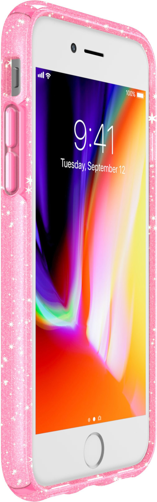 Speck Presidio Clear Cover für iPhone 7/8 Rose/Gold Glitter – image 3