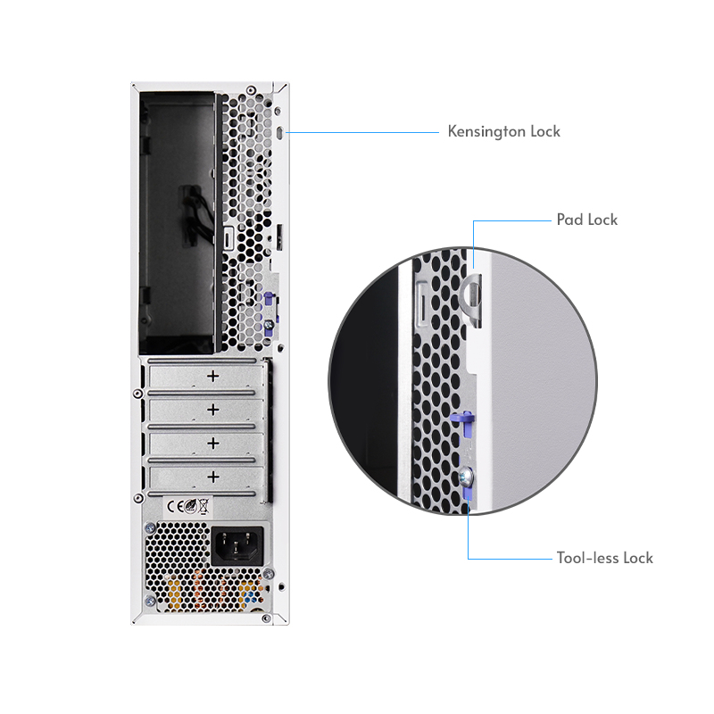 Chieftec BE-10W-300 computer case Small Form Factor (SFF) White – image 6