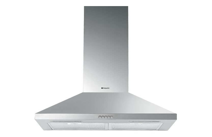 Hotpoint HE7TIX cooker hood Wall-mounted Stainless steel